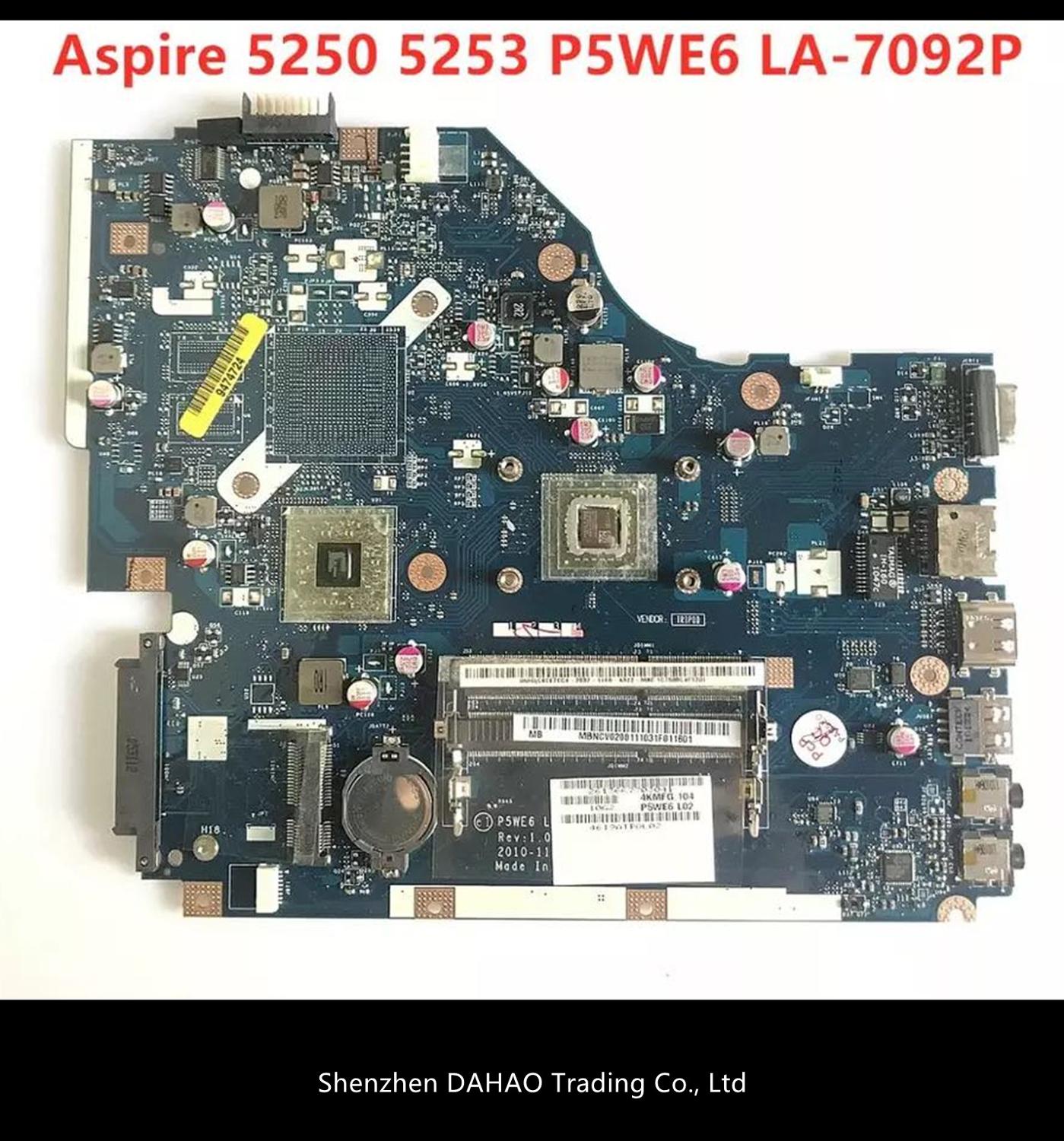 Ʈ   acer aspire 5253 5250   P5WE6 LA-7092P DDR3 º μ 100% ׽Ʈ Ϸ